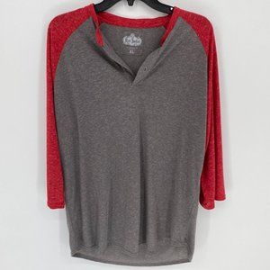Red Jacket Men's Grey/Red T-Shirt